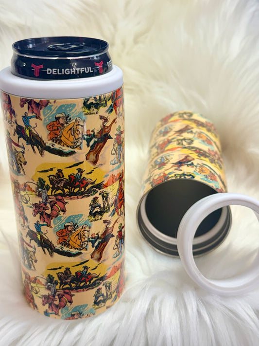 Vintage Rodeo Slim Can Coozie