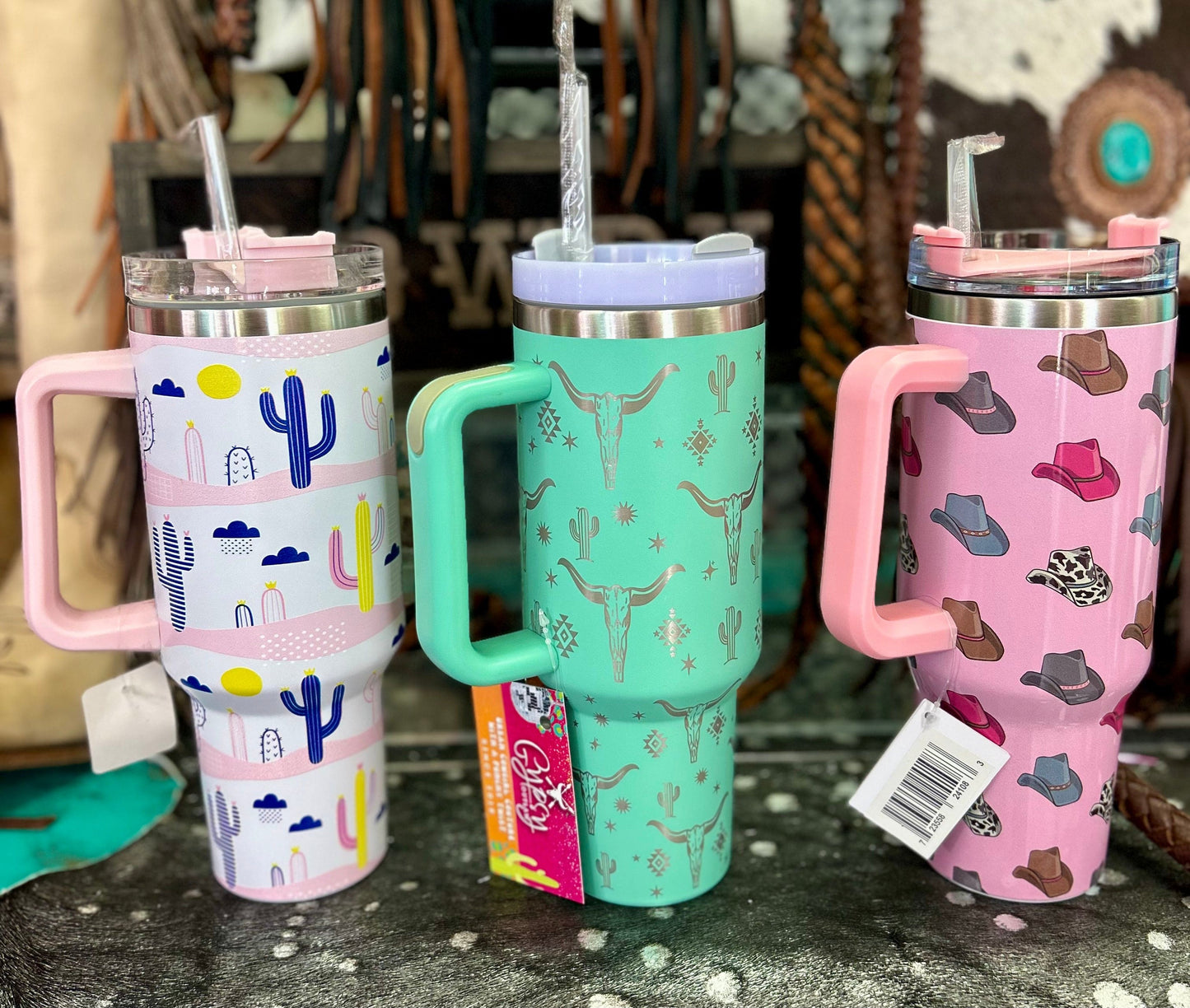 Western Tumbler Collection (With Handles)