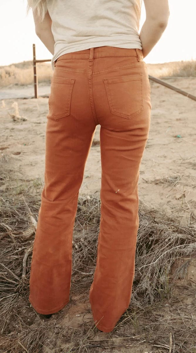 Rodeo Riders Denim Jeans in Rust
