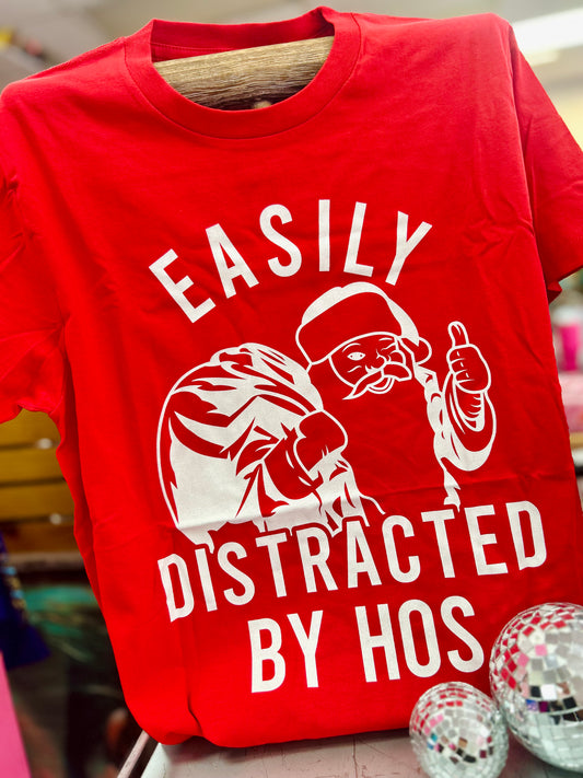 Easily Distracted Christmas Tee