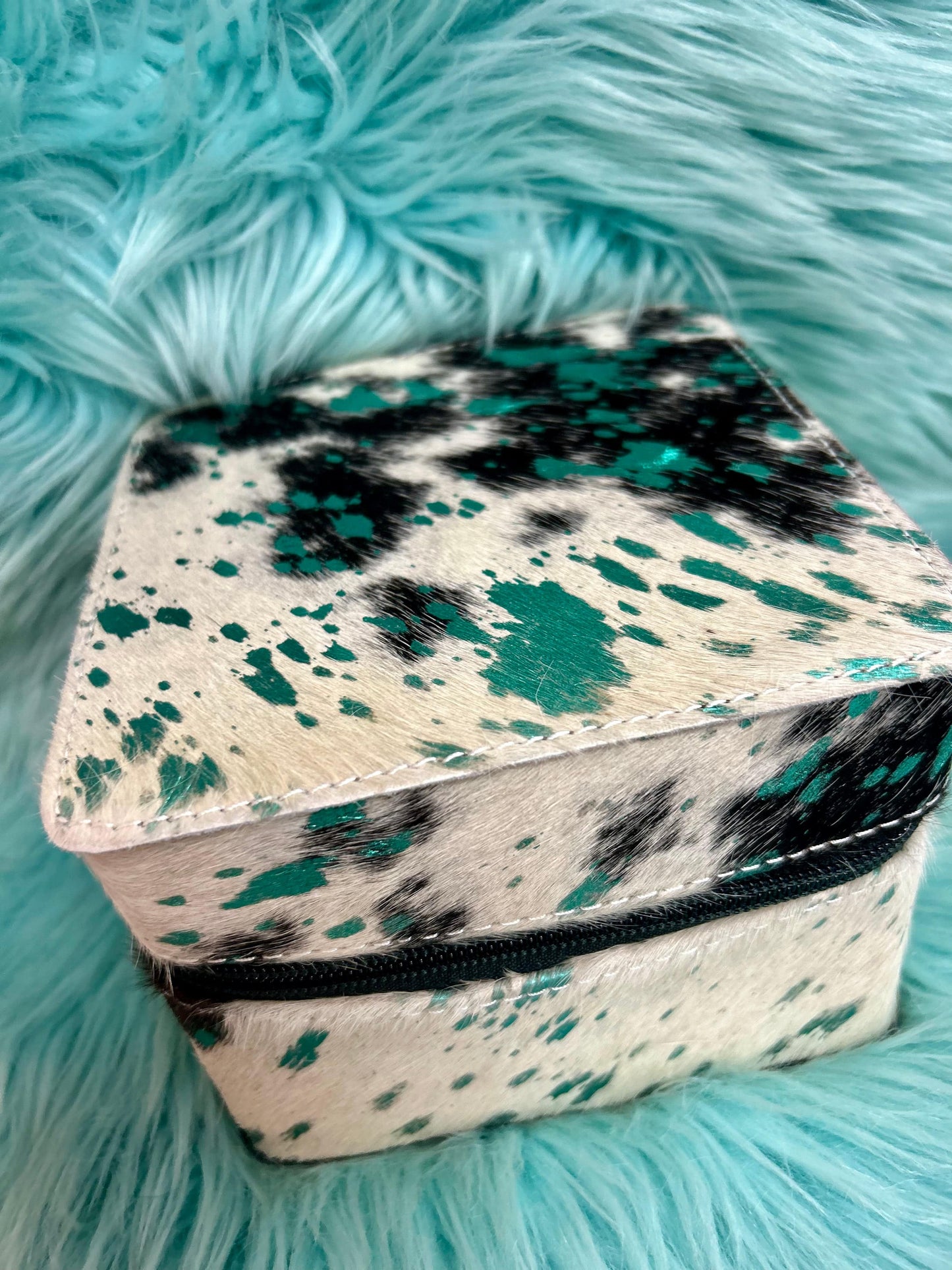 Cowhide Jewelry Box