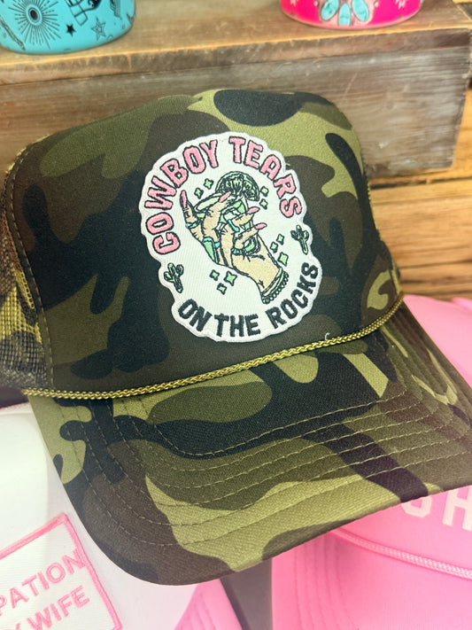 Cowboy Tears On The Rocks Trucker