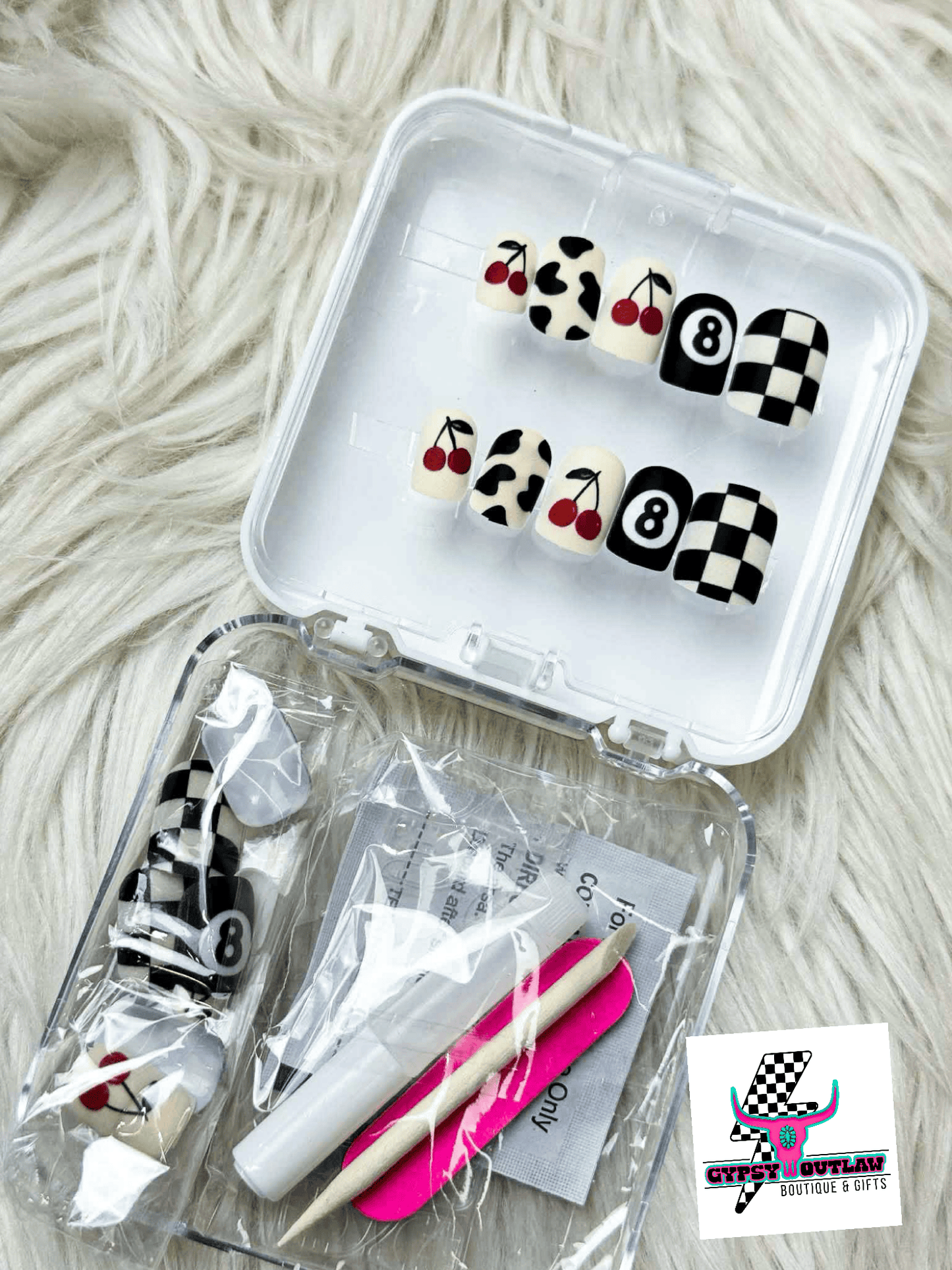 Punchy Press On Nail Sets