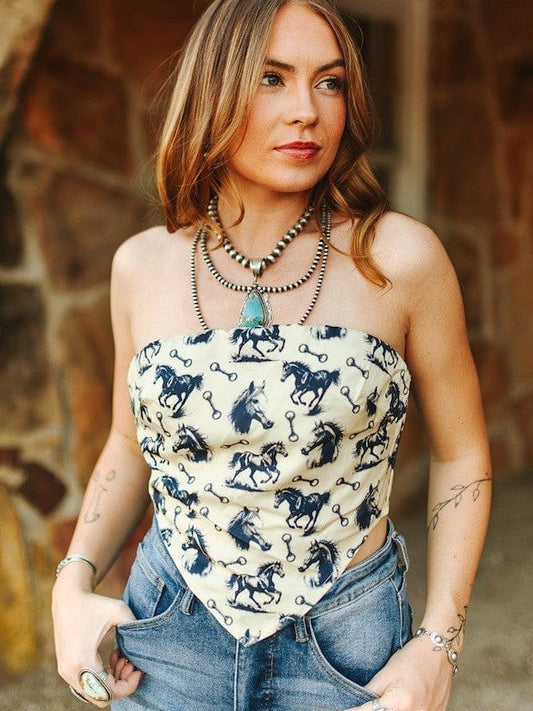 Running Wild Scarf Top