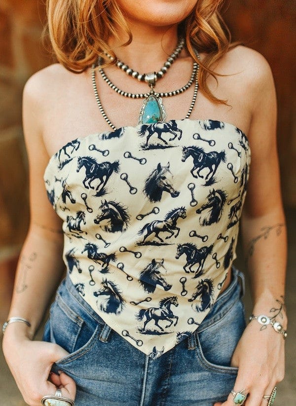 Running Wild Scarf Top