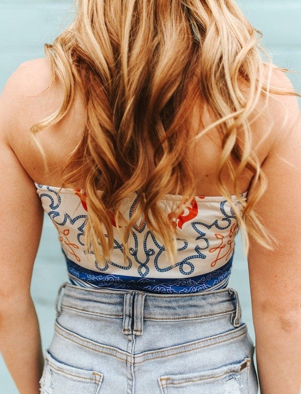 Wild Horseshoe Scarf Top