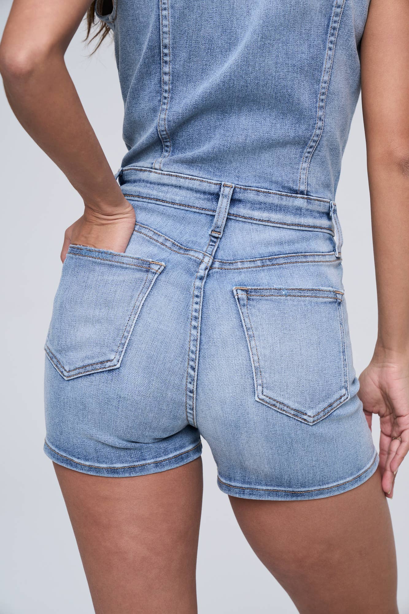 Festival Ready Denim Romper