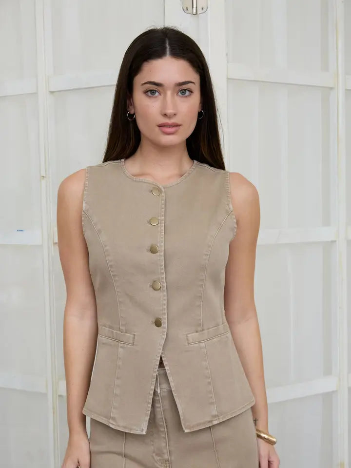 The Palomino Denim Vest