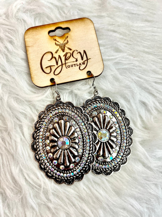 A Cowgirls Go To Concho Earrings