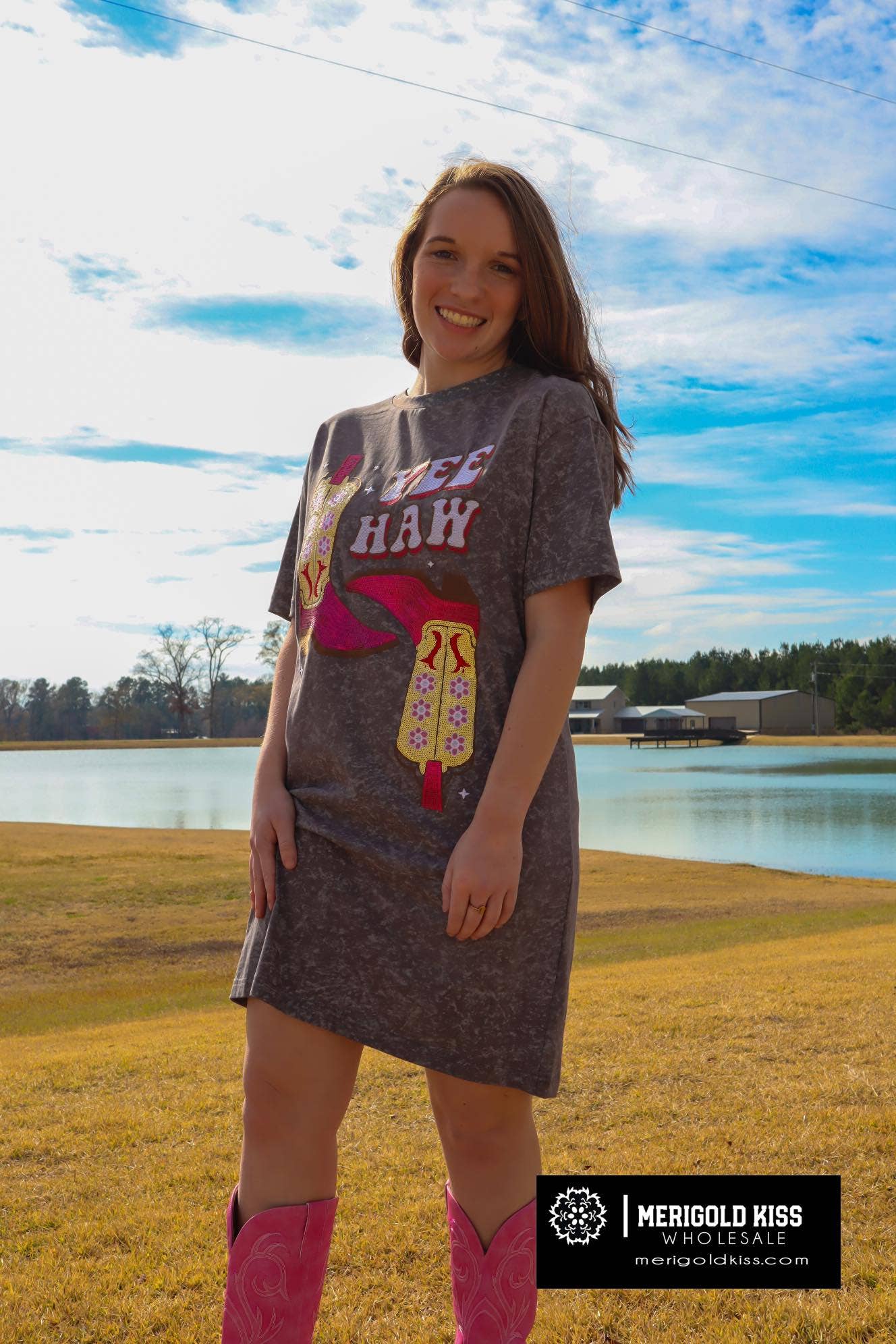 Boot Scootin Sequin Dress