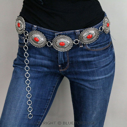 Red Concho Belt