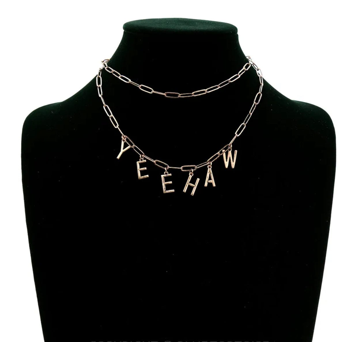Yee Haw Layered Chain Necklace